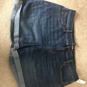 Denim shorts